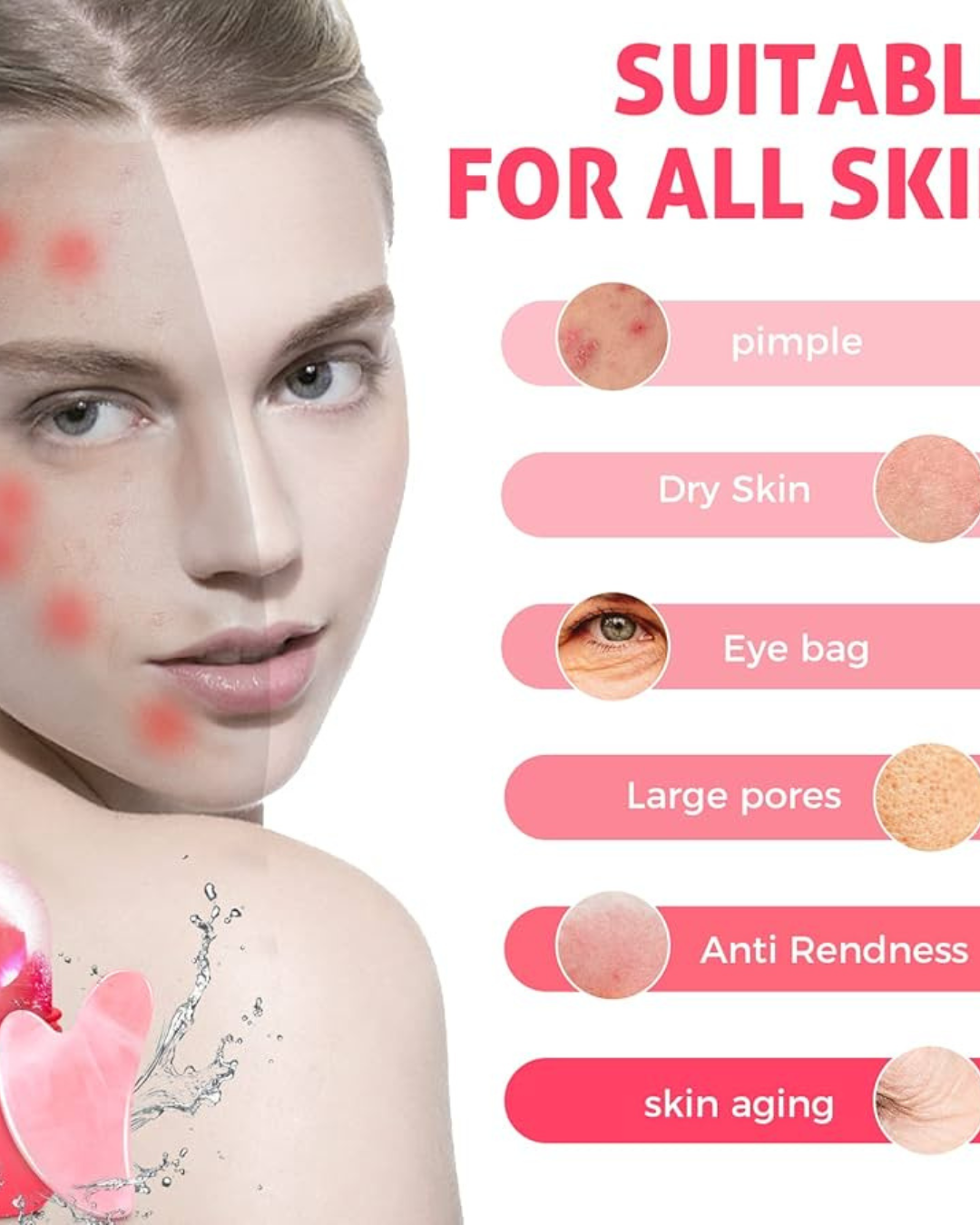 MASAJEADOR DE HIELO FACIAL