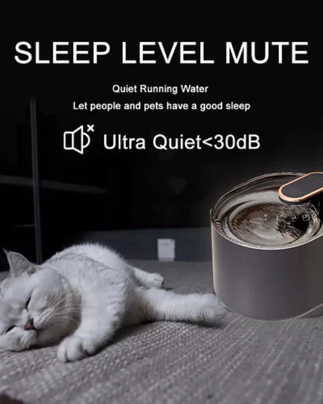 Bebedero de agua Automática para mascotas (gatos y perros)