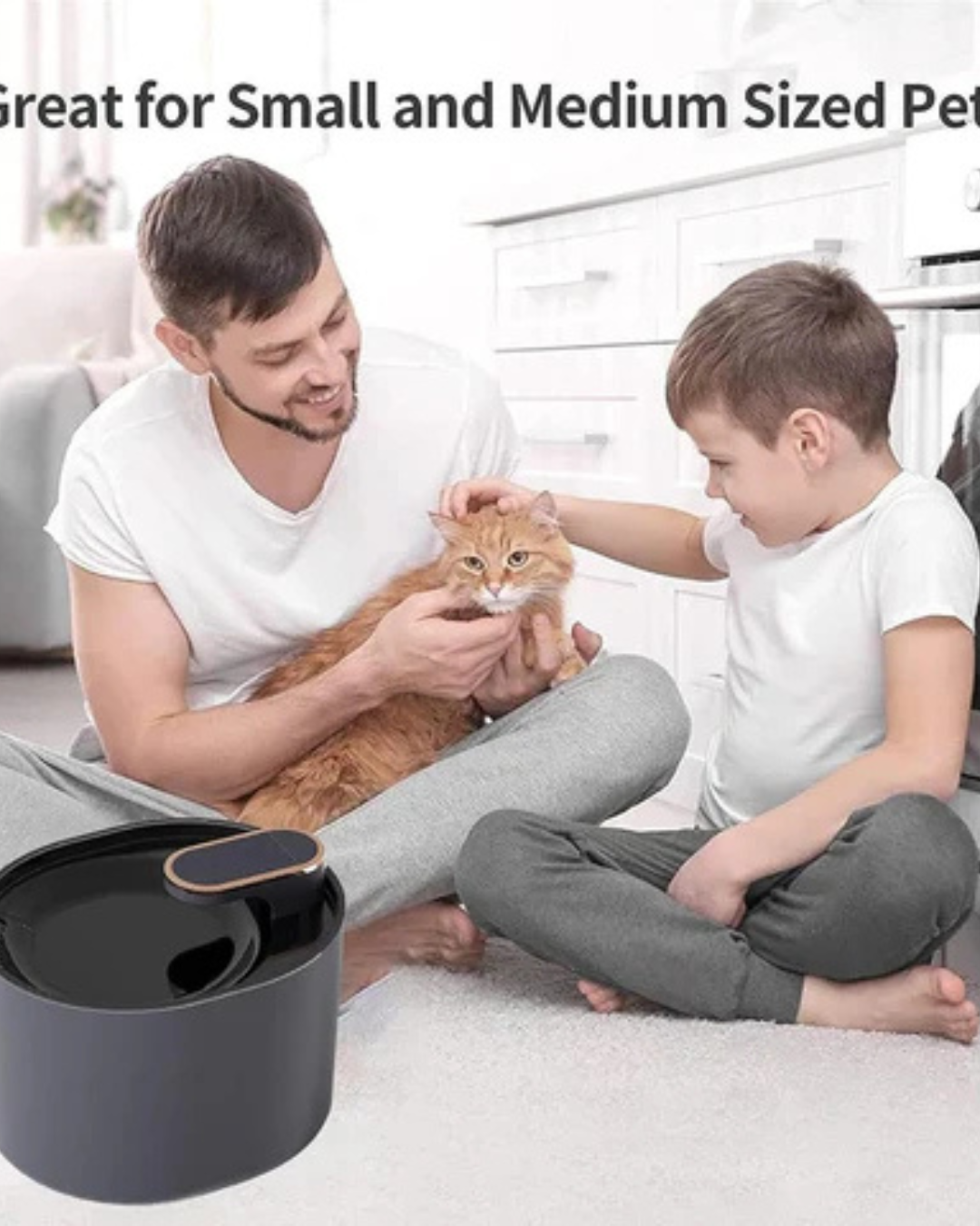 Bebedero de agua Automática para mascotas (gatos y perros)