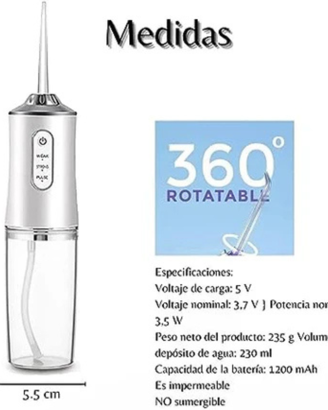 IRRIGADOR BUCAL