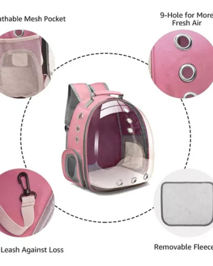 Maleta para Mascotas - Mochila de Transporte para Perros y Gatos